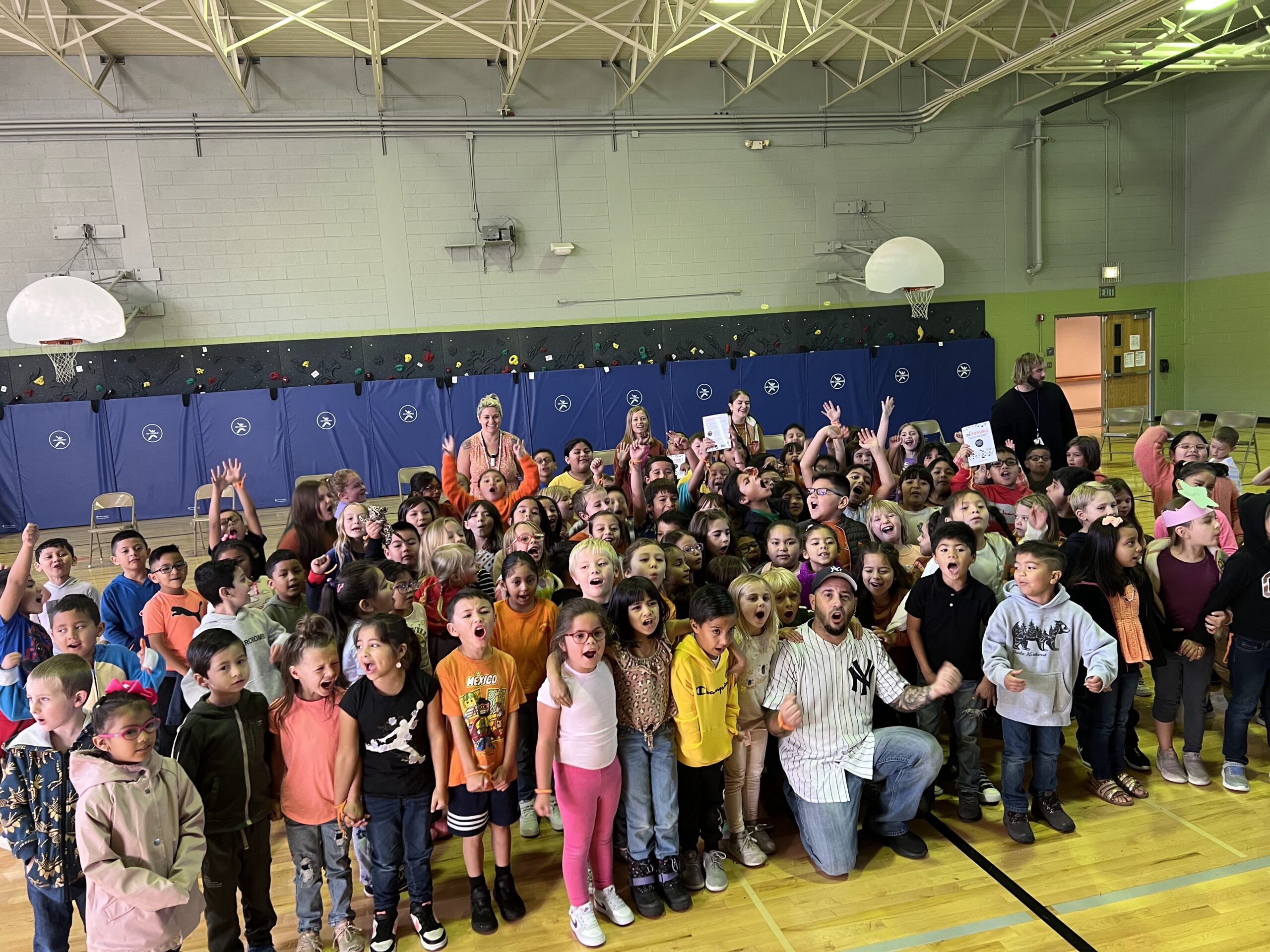 Motivational Youth Speaker Eddie Cortes at Rock Island Elementary School Assembly Program